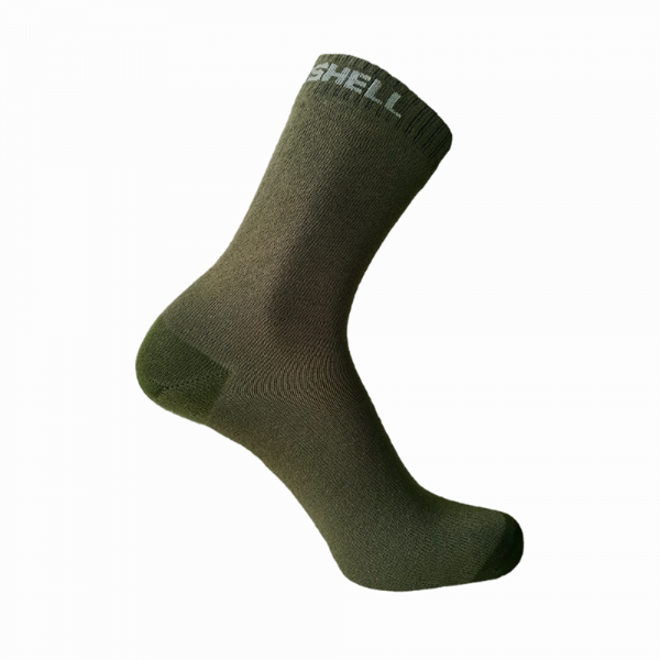 Водонепроницаемые носки Dexshell Ultra Thin Crew olive green L (43-46)